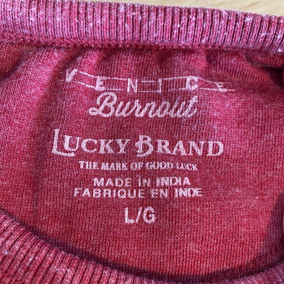 Lucky Brand Venice Burnout Sweatshirt Size L - Picture 5 of 7